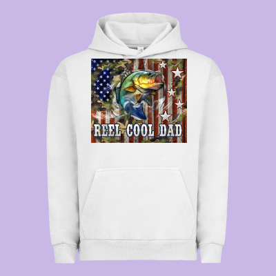 4th Of July Western Reel Cool Dad Bass Urban Hoodie Designed By Lillyallendesigns