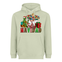 Matcha feliz navidad Spanish Christmas Heavyweight Hoodie - Jasminsmagicworld