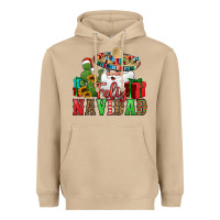 Mushroom feliz navidad Spanish Christmas Heavyweight Hoodie - Jasminsmagicworld