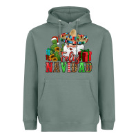 Sage feliz navidad Spanish Christmas Heavyweight Hoodie - Jasminsmagicworld