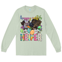 Matcha happy easter heifer Long Sleeve Tee - Neo Western