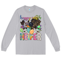 Moon Dust happy easter heifer Long Sleeve Tee - Neo Western
