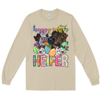 Mushroom happy easter heifer Long Sleeve Tee - Neo Western