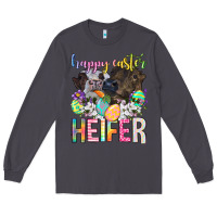 Smoke happy easter heifer Long Sleeve Tee - Neo Western