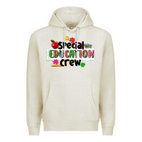 Oatmeal Heather special education crew Premium Hoodie - NancyCooperArtShop