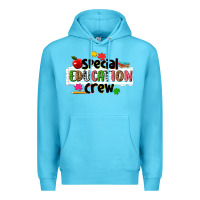 Ocean Blue special education crew Premium Hoodie - NancyCooperArtShop