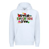 White special education crew Premium Hoodie - NancyCooperArtShop