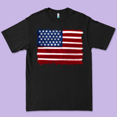 American Flag Premium Tee Designed By Artiststas
