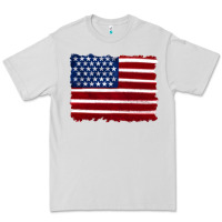 Dove Grey american flag Premium Tee - Artiststas