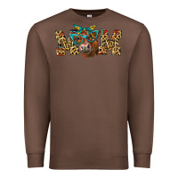 Chestnut Western Mom Red Angus Cow Premium Sweatshirt - LillyAllenDesigns