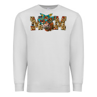 Dove Grey Western Mom Red Angus Cow Premium Sweatshirt - LillyAllenDesigns