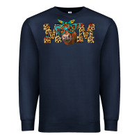 Navy Western Mom Red Angus Cow Premium Sweatshirt - LillyAllenDesigns
