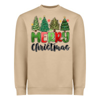 Mushroom merry christmas trees Heavyweight Sweatshirt - MaliasSmallBusiness