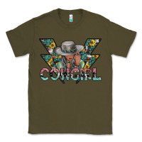 Army Green cowgirl2 2 Classic Tee - SublimationCraftShop