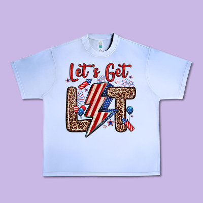 Let S Get Lit Urban Heavy Tee Designed By Zillion Design Studio