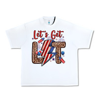 White let s get lit Urban Heavy Tee - Zillion Design Studio
