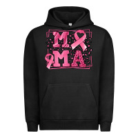Pigment Black Breast Cancer Awareness mama ribbon Urban Hoodie - LillyAllenDesigns