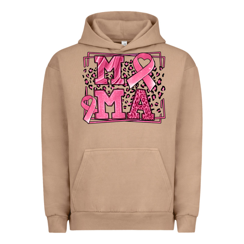 Breast Cancer Awareness Mama Ribbon Urban Hoodie by LillyAllenDesigns | Teevron