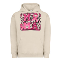 Pigment French Oak Breast Cancer Awareness mama ribbon Urban Hoodie - LillyAllenDesigns