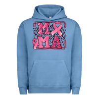 Pigment Pebble Blue Breast Cancer Awareness mama ribbon Urban Hoodie - LillyAllenDesigns