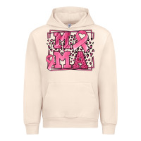 Sandshell Breast Cancer Awareness mama ribbon Urban Hoodie - LillyAllenDesigns
