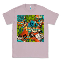 Lilac western cactus aztec seamless pattern Classic Tee - BundleAndBundleShop