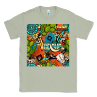 Matcha western cactus aztec seamless pattern Classic Tee - BundleAndBundleShop