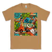 Toasted Coconut western cactus aztec seamless pattern Classic Tee - BundleAndBundleShop