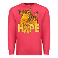 Cardinal hope yellowribbonchildhood cancer nails Premium Sweatshirt - NancyCooperArtShop
