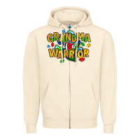 Sandshell grandma of a warrior Zipper Hoodie - Artiststas