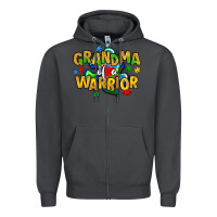 Smoke grandma of a warrior Zipper Hoodie - Artiststas