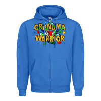 True Royal grandma of a warrior Zipper Hoodie - Artiststas