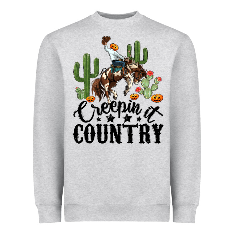 Creepin It Country Rodeo Heavyweight Sweatshirt by MaliasSmallBusiness | Teevron