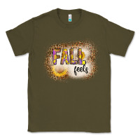 Army Green fall feels Classic Tee - CowhideDigitalArt