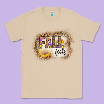 Fall Feels Classic Tee Designed By Cowhidedigitalart