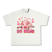 Pistachio be mine baby pig Urban Heavy Tee - RanaPortraitStore