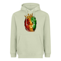 Matcha Juneteenth Lion King Heavyweight Hoodie - LillyAllenDesigns