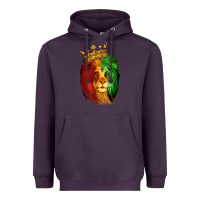 Plum Juneteenth Lion King Heavyweight Hoodie - LillyAllenDesigns