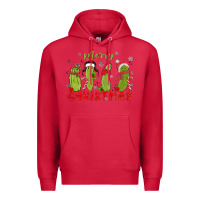 Cardinal Pickle Merry Christmas Premium Hoodie - MaliasSmallBusiness