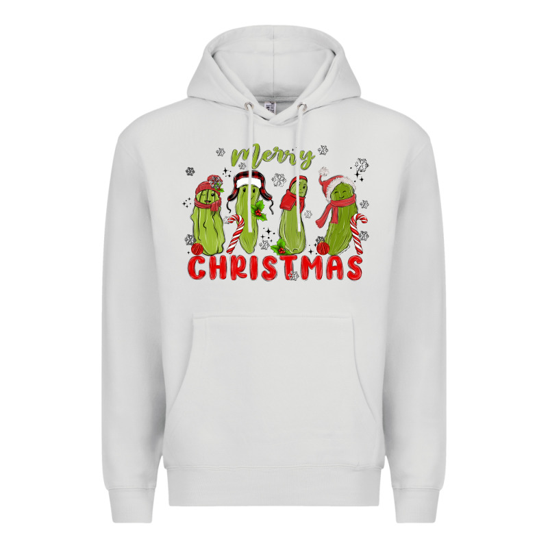 Pickle Merry Christmas Premium Hoodie by MaliasSmallBusiness | Teevron
