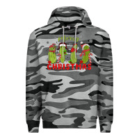 Slate Camo Pickle Merry Christmas Premium Hoodie - MaliasSmallBusiness