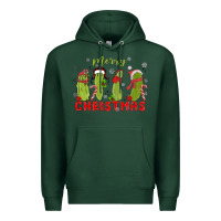 Sports Green Pickle Merry Christmas Premium Hoodie - MaliasSmallBusiness