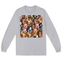 Moon Dust western farm animals seamless pattern Long Sleeve Tee - HRA Design Shop