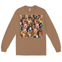 Toasted Coconut western farm animals seamless pattern Long Sleeve Tee - HRA Design Shop