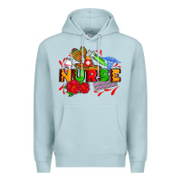 Blue Mist mexican nurse Premium Hoodie - AdoDesignShop