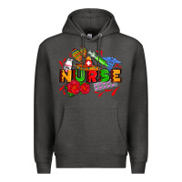 Charcoal Heather mexican nurse Premium Hoodie - AdoDesignShop