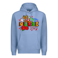 Colony Blue mexican nurse Premium Hoodie - AdoDesignShop