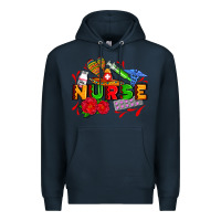 Navy mexican nurse Premium Hoodie - AdoDesignShop