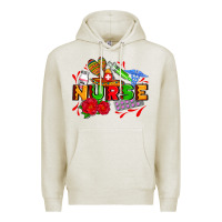 Oatmeal Heather mexican nurse Premium Hoodie - AdoDesignShop