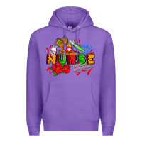 Purple mexican nurse Premium Hoodie - AdoDesignShop